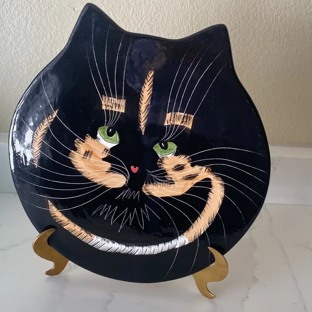 Mrs Cat Plate